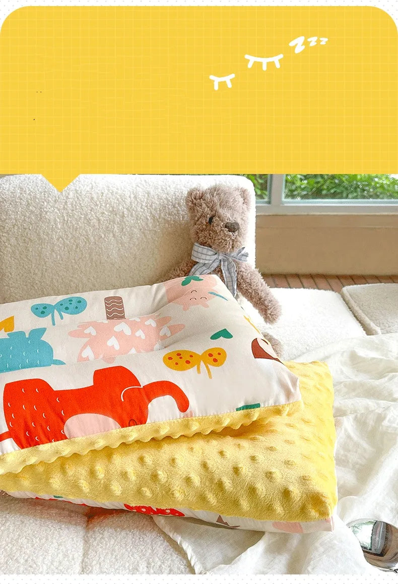 Baby Velvet Sleep Pillow for Infants & Toddlers