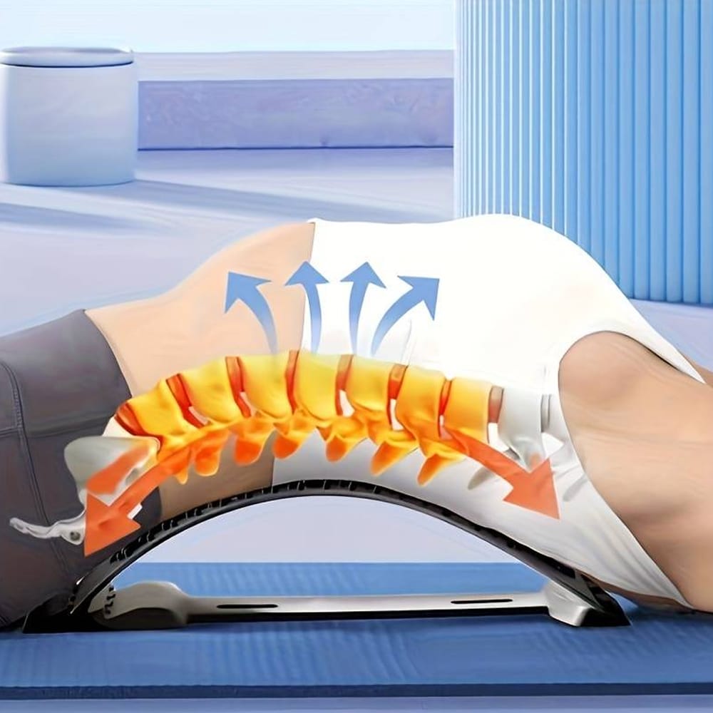 Back Stretcher and Lumbar Support - Massage and Pain Relief
