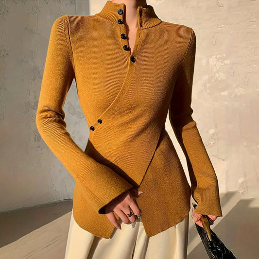 Image of Bailey | Women's Wrap Long Sleeve Sweater