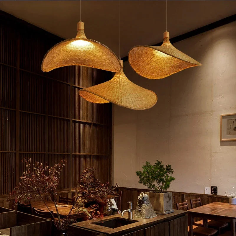BambooHaven - Bamboo Woven Pendant Lamp
