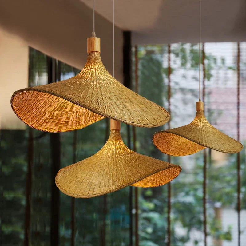 BambooHaven - Bamboo Woven Pendant Lamp