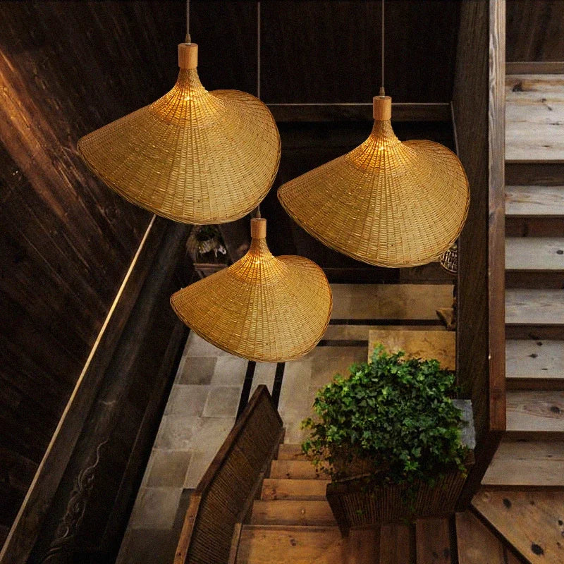 BambooHaven - Bamboo Woven Pendant Lamp
