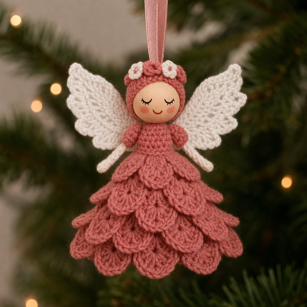 Beginner Crochet Angel Ornament Kit