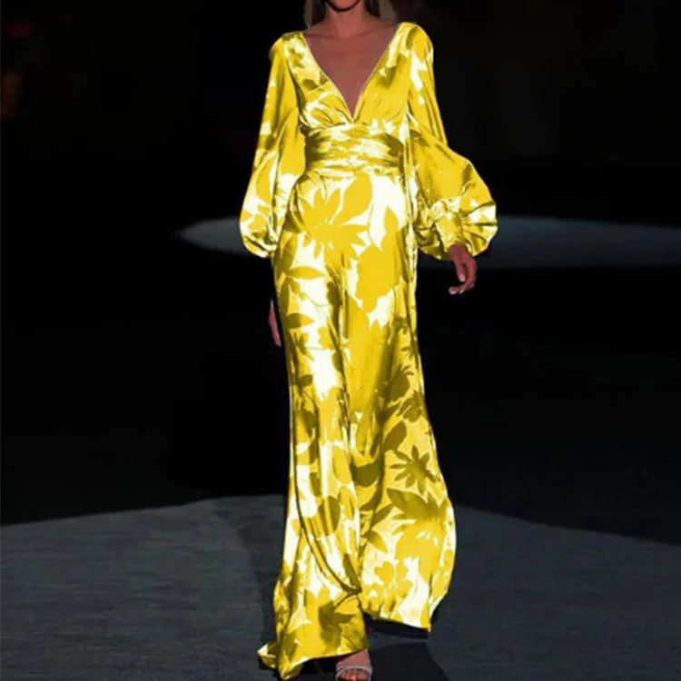 Image of Bella | Women's V-Neck Maxi Dress