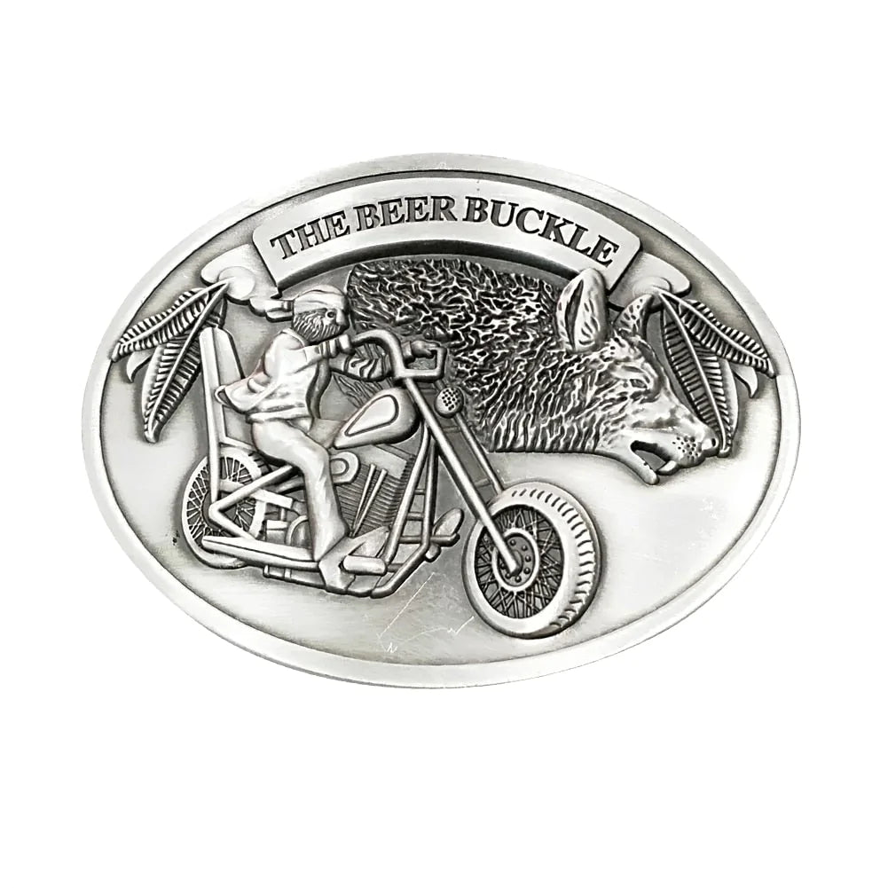 Belt Buckle Beer Holder