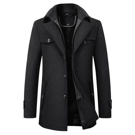 Image of Benny | Men's Mid-Length Pea Coat