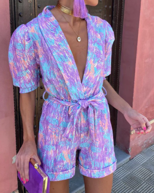 Image of Bernice | Women's Belted Two-Piece Set