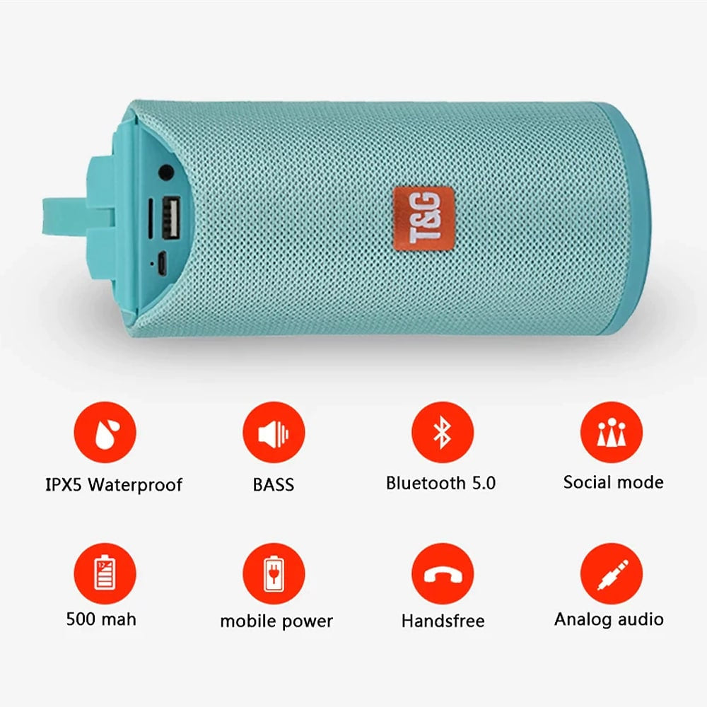Bluetooth Speaker 5W - with FM radio - model TG-113A