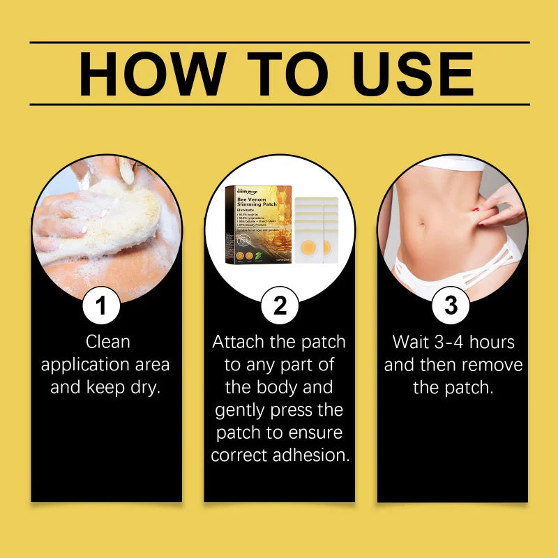 Body Care | Patches with Bee Venom & Herbal Extracts | BeeSlim Patch - Image 4