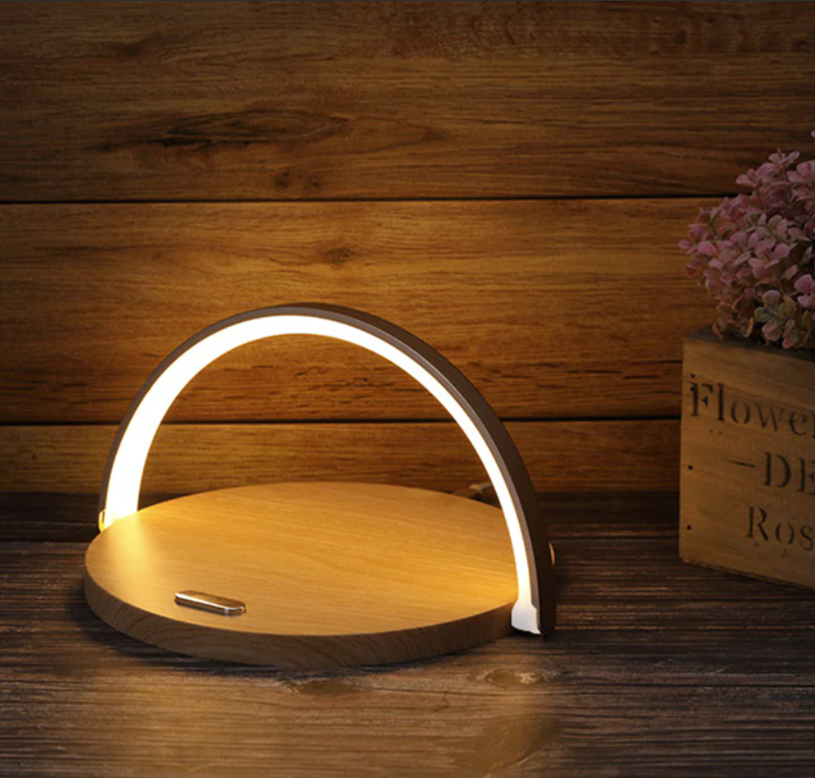 Bowlight Design™ | Cozy 3-in-1 Night Lamp with Wireless Charging