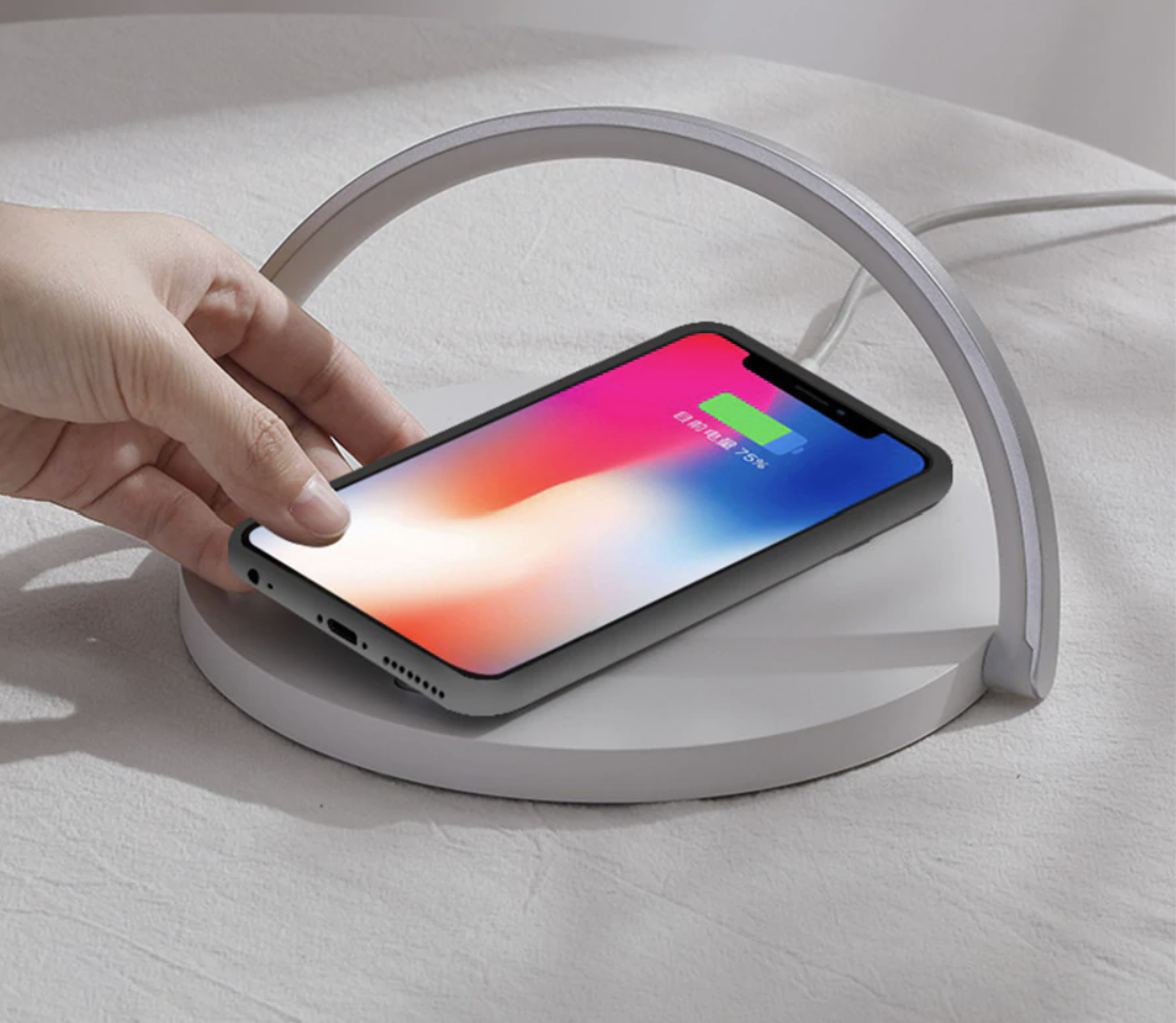Bowlight Design™ | Cozy 3-in-1 Night Lamp with Wireless Charging