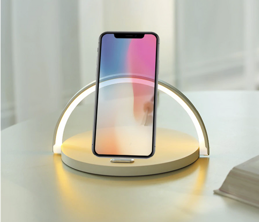 Bowlight Design™ | Cozy 3-in-1 Night Lamp with Wireless Charging