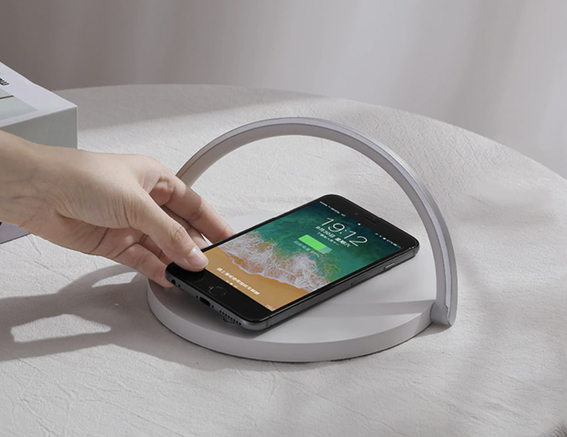 Bowlight Design™ | Cozy 3-in-1 Night Lamp with Wireless Charging