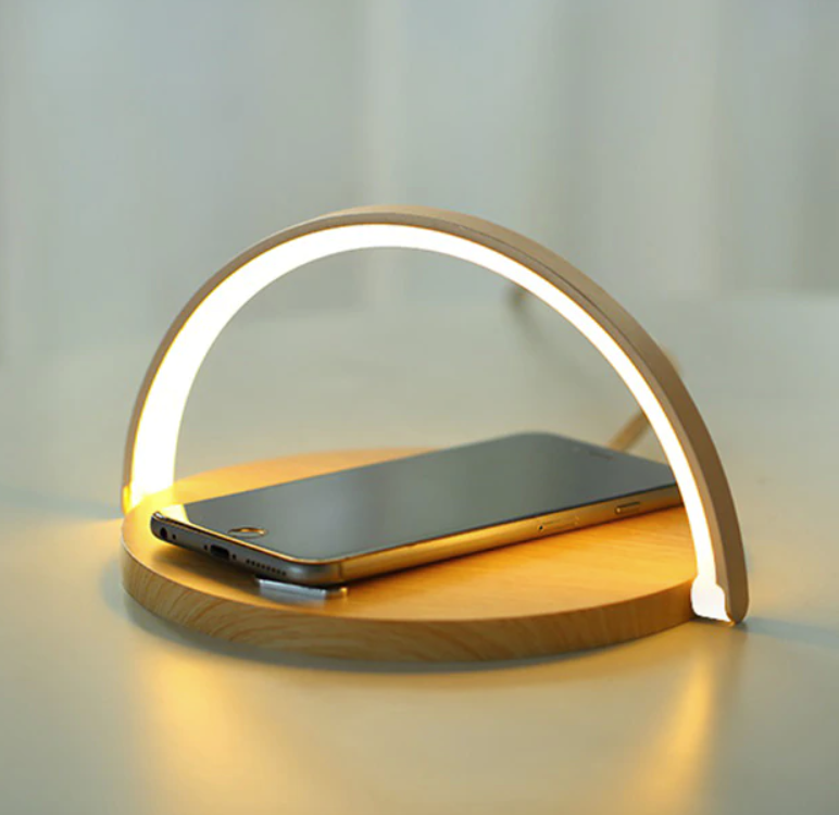 Bowlight Design™ | Cozy 3-in-1 Night Lamp with Wireless Charging