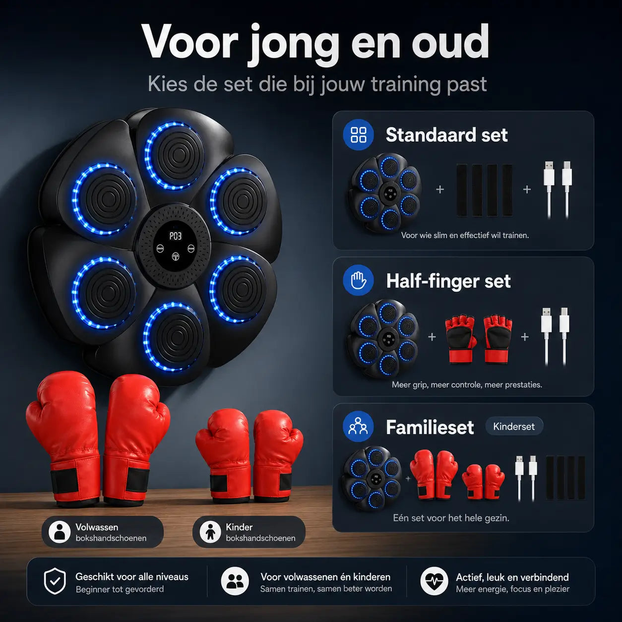 BoxPro™ Smart Music Boxing Machine – Interactive Boxing for Home