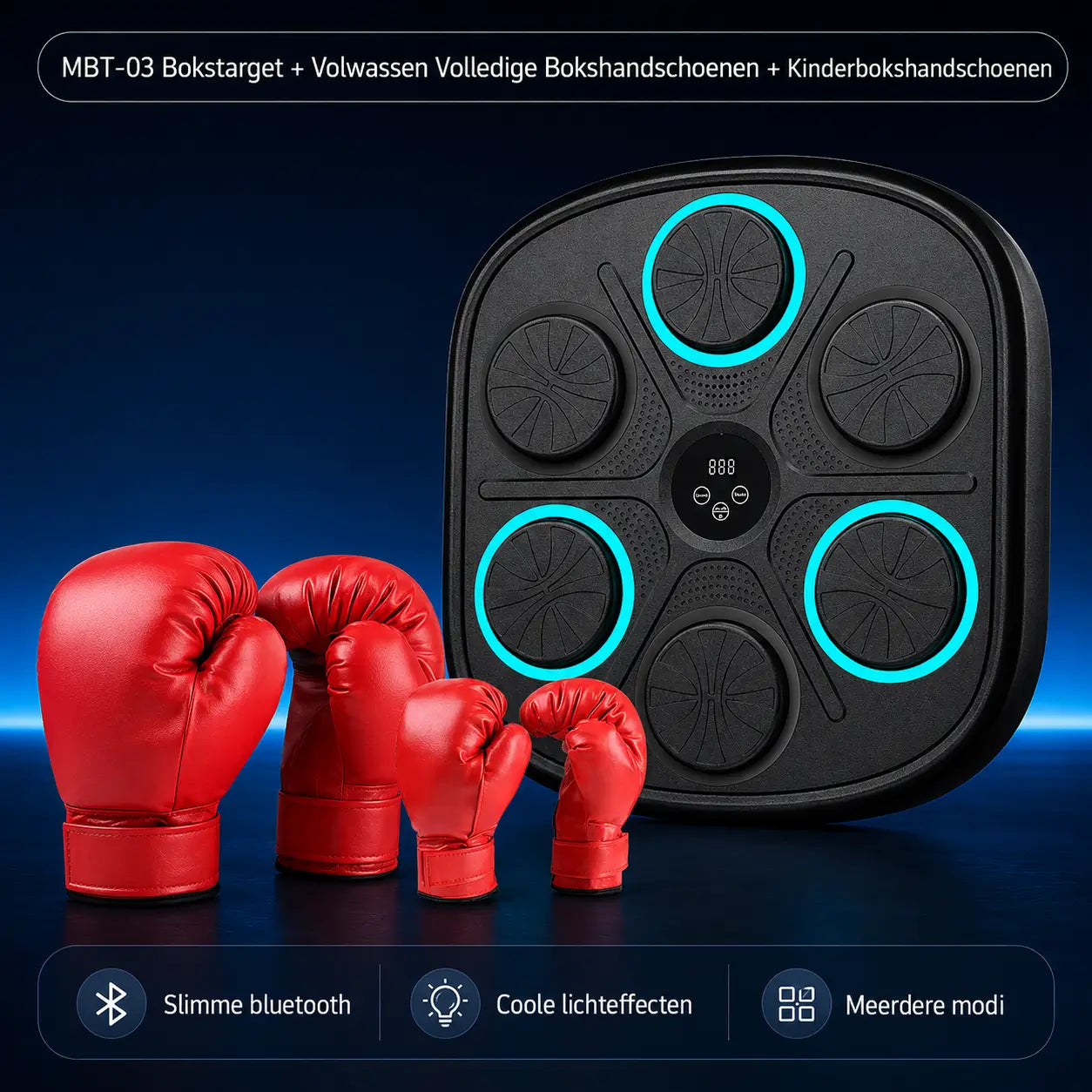 BoxPro™ Smart Music Boxing Machine – Interactive Boxing for Home