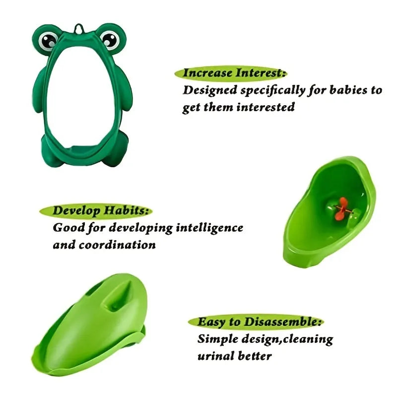 Boys' Frog Potty Training Urinal with Fun Aim Target