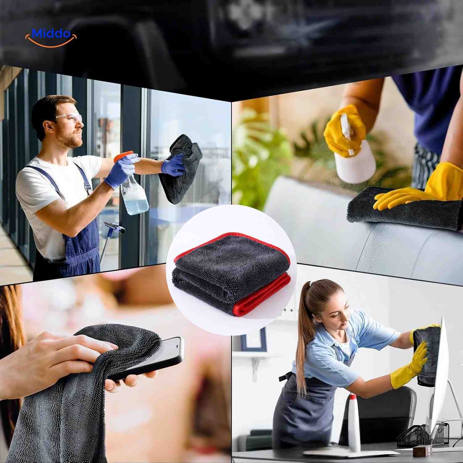 BraidDry™ Towel – Ultimate Absorbent, Quick-Drying & Scratch-Free Cleaning