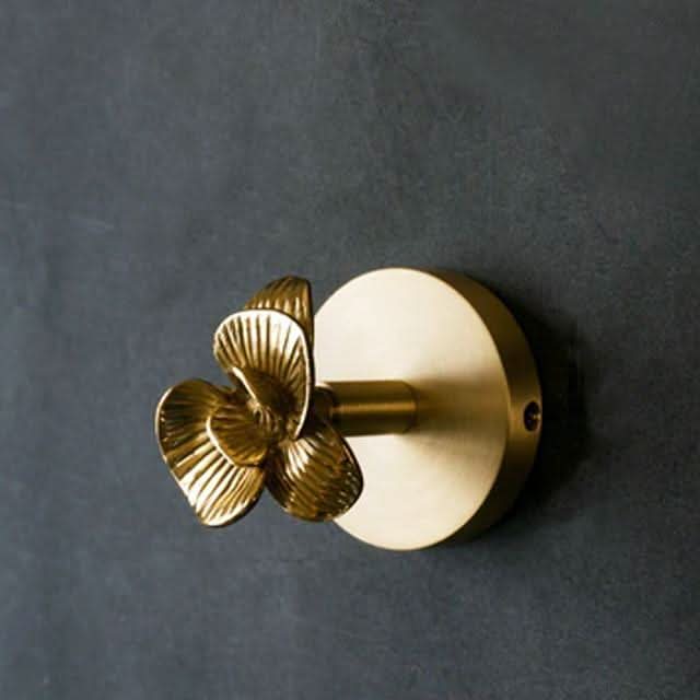 Brass Animal Wall Hook Rack with Gold Accents