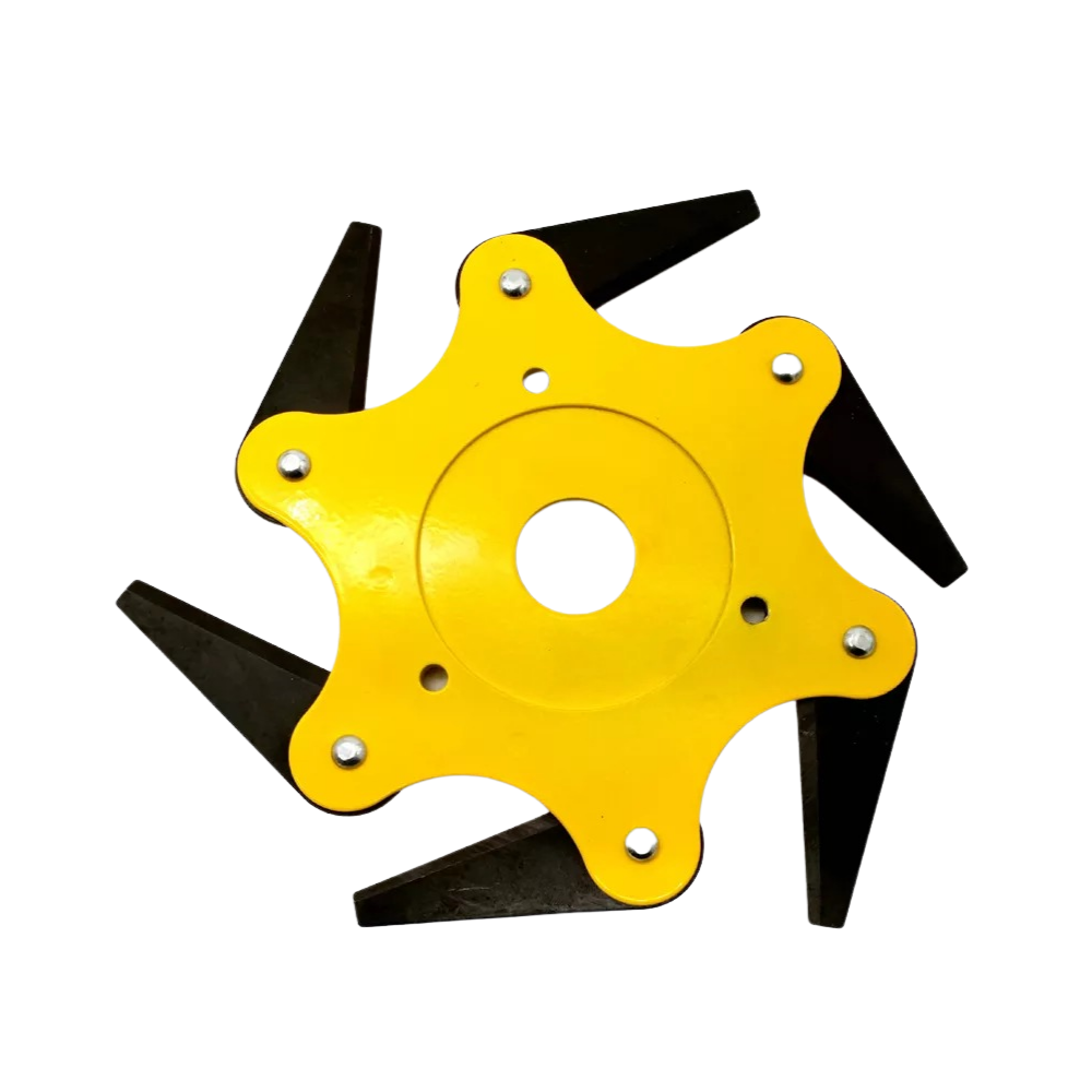 Brush Cutter Head with 6 Steel Blades
