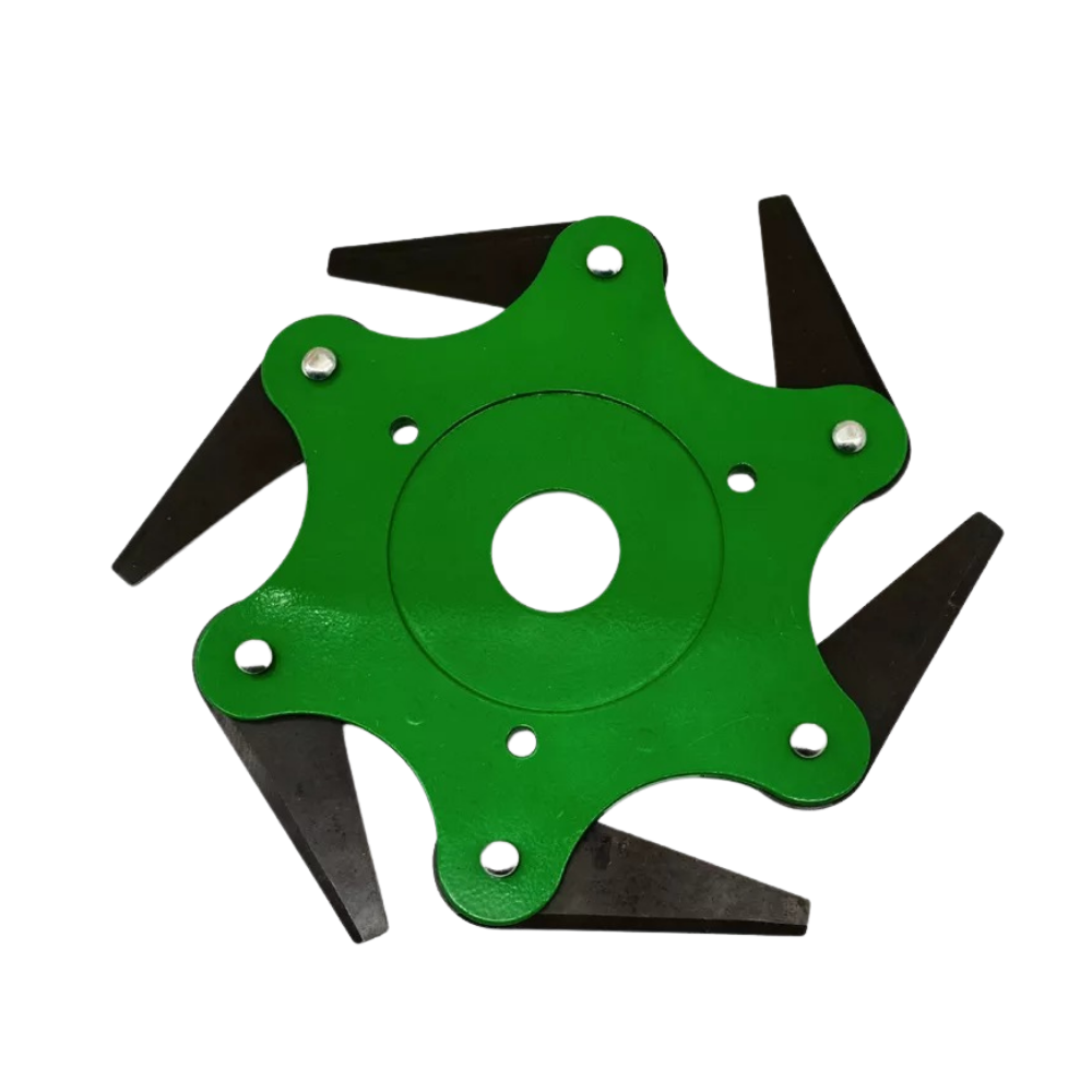 Brush Cutter Head with 6 Steel Blades