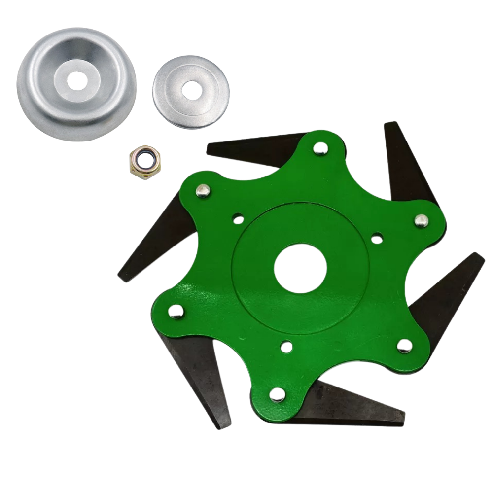 Brush Cutter Head with 6 Steel Blades