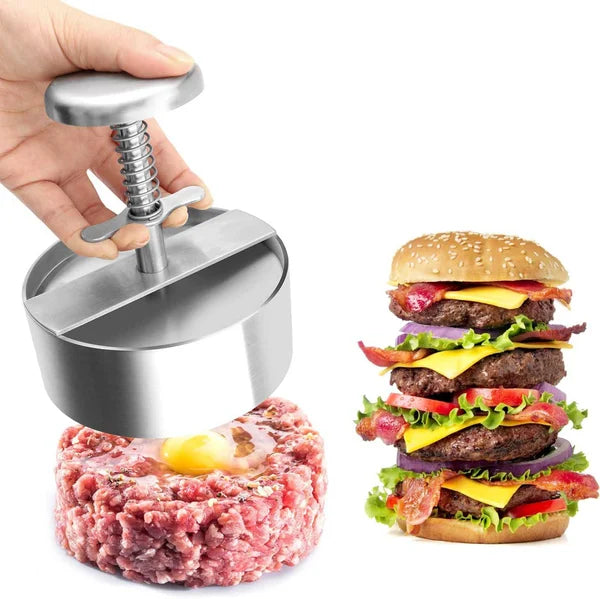 Burger Press Stainless Steel | Perfect Homemade Patties