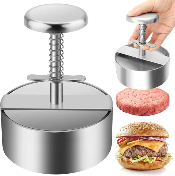 Burger Press Stainless Steel | Perfect Homemade Patties
