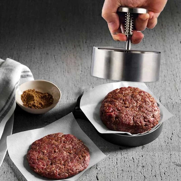 Burger Press Stainless Steel | Perfect Homemade Patties