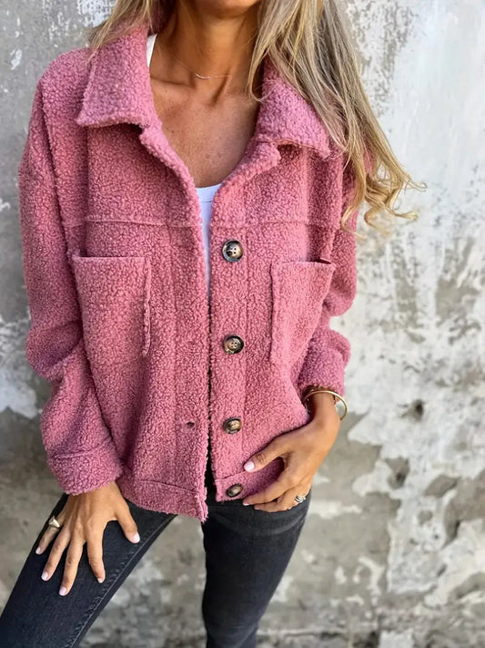 Image of Candice | Women's Button-Down Relaxed Fit Jacket