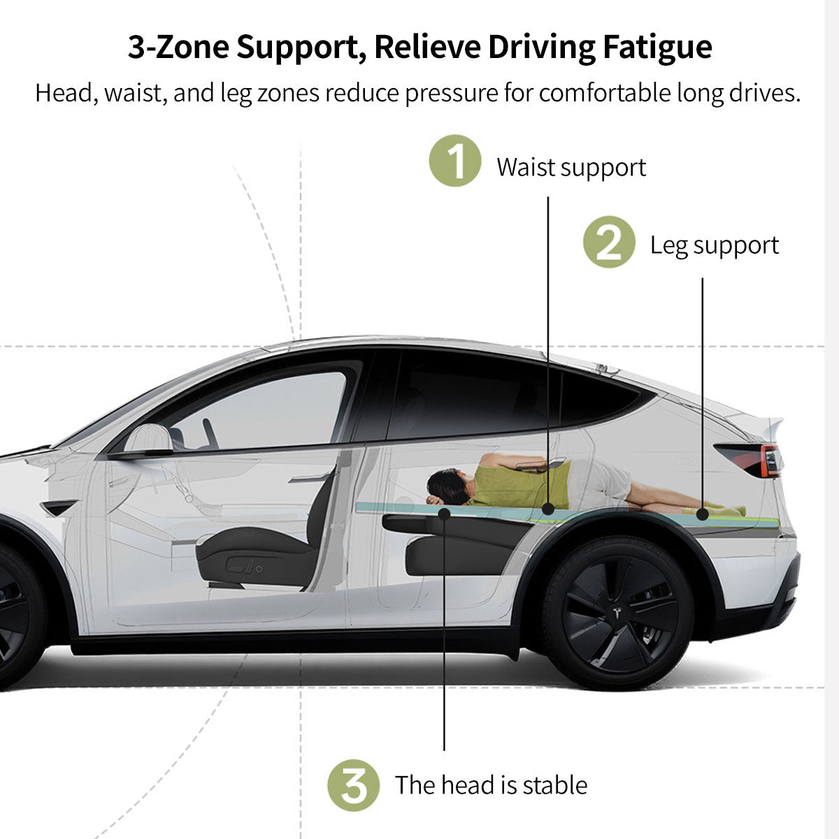 Car Mattress for Tesla Model Y - Camping & Rest