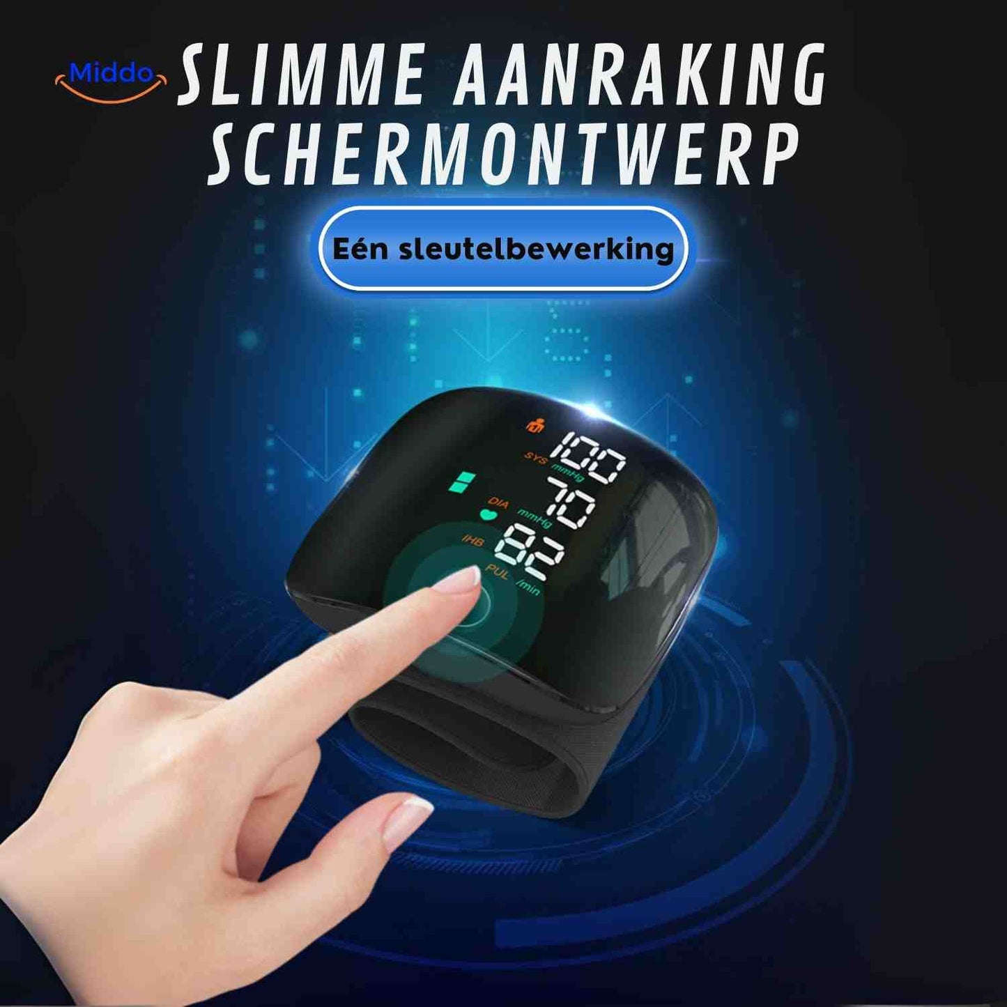 Cardiowrist™ Wrist Blood Pressure Monitor | Automatic, LED Display