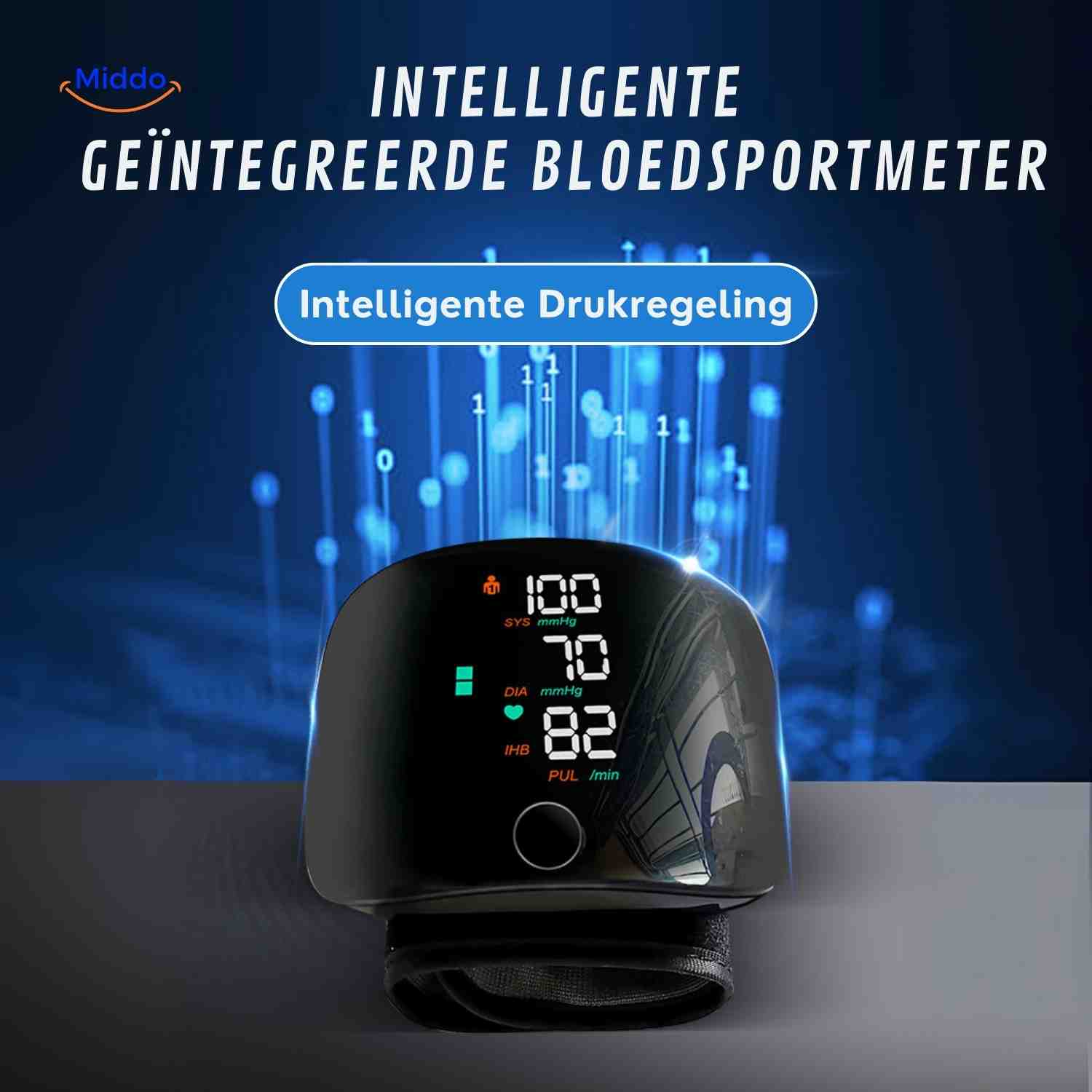 Cardiowrist™ Wrist Blood Pressure Monitor | Automatic, LED Display