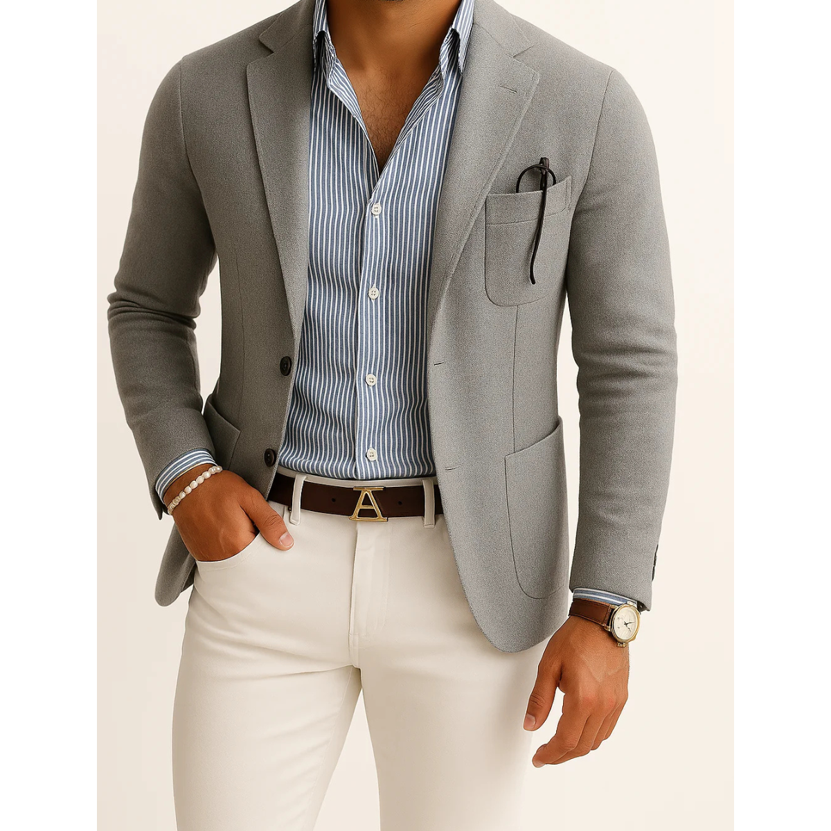 Image of Carl | Men's Casual Notch Lapel Blazer