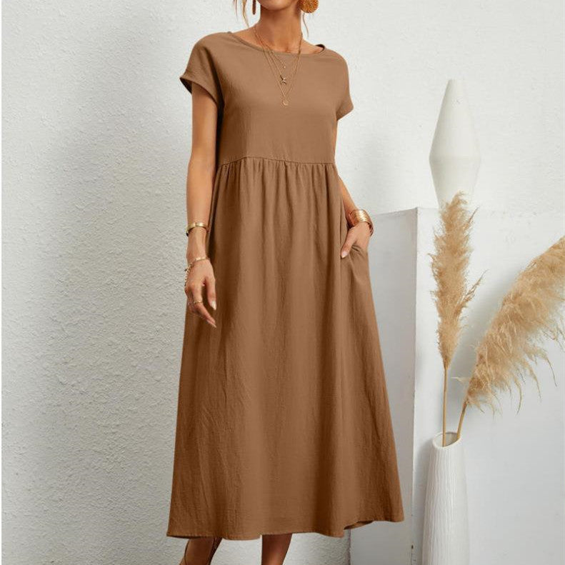 Image of Carmen | Women's A-Line Casual Midi Dress