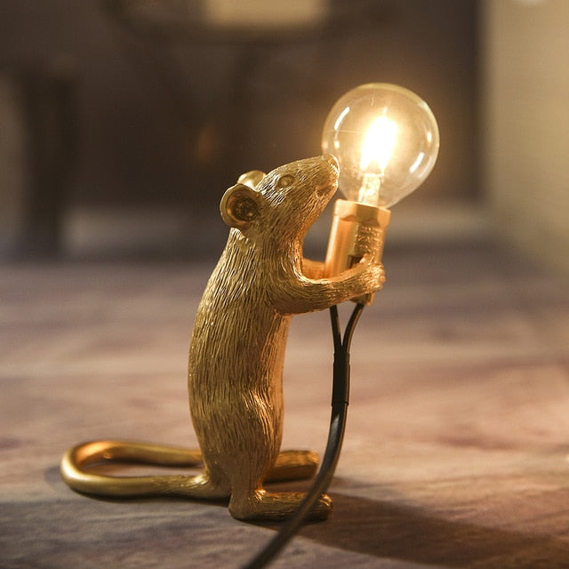 Cheeky Mouse - Creative and Unique Table or Cabinet Lamp