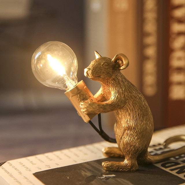Cheeky Mouse - Creative and Unique Table or Cabinet Lamp