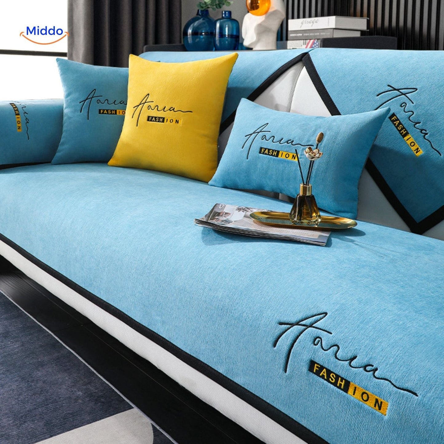 CheniLux™ Sofa Covers | Non-slip, Four Seasons, Modern Luxury!