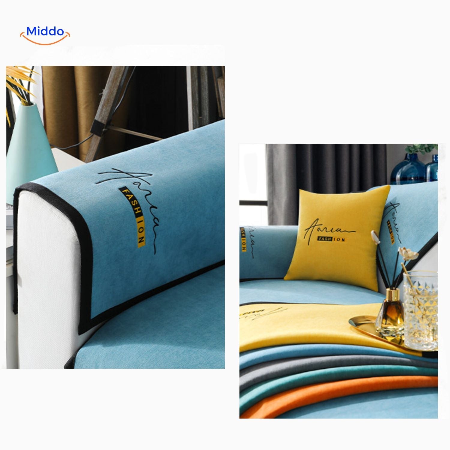 CheniLux™ Sofa Covers | Non-slip, Four Seasons, Modern Luxury!