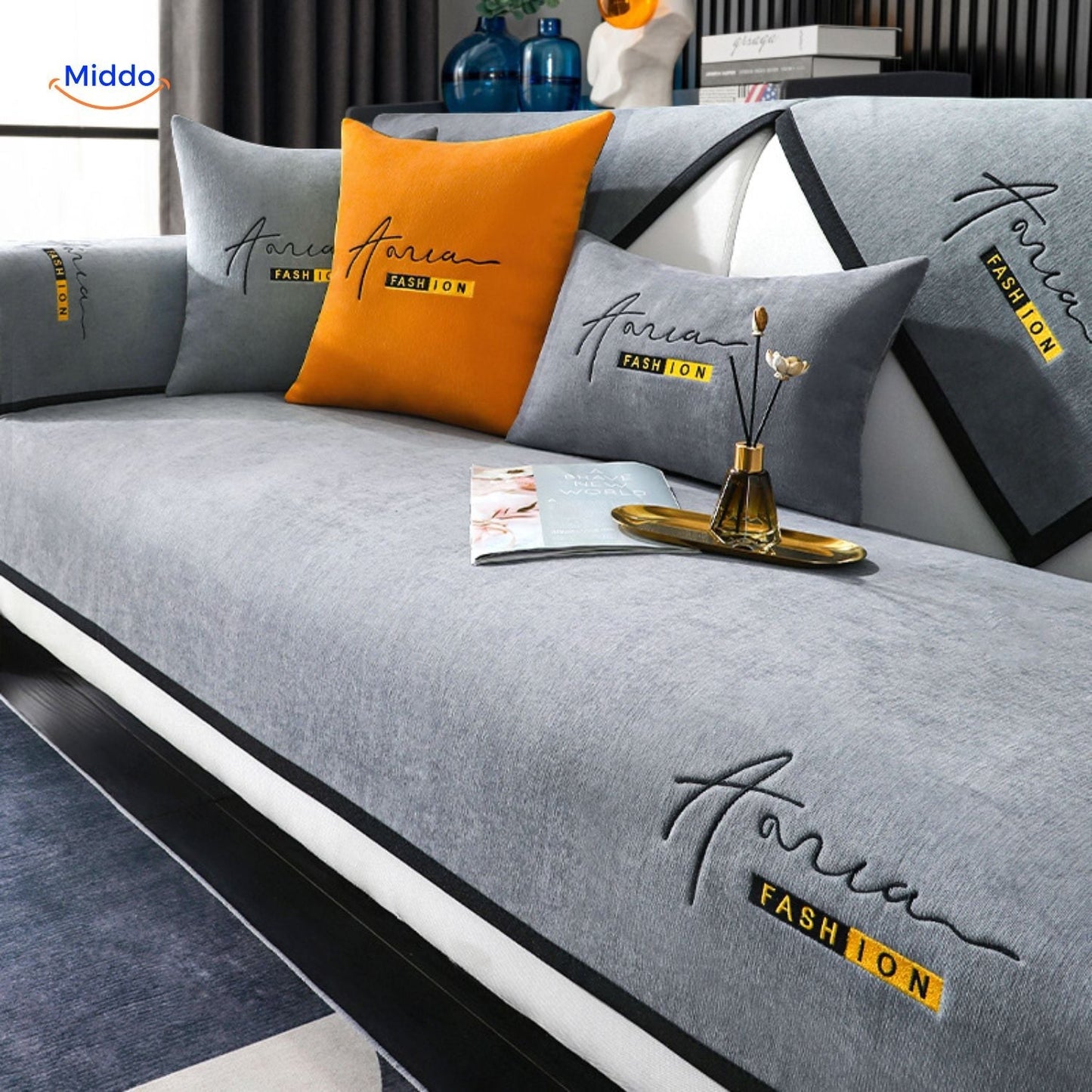CheniLux™ Sofa Covers | Non-slip, Four Seasons, Modern Luxury!