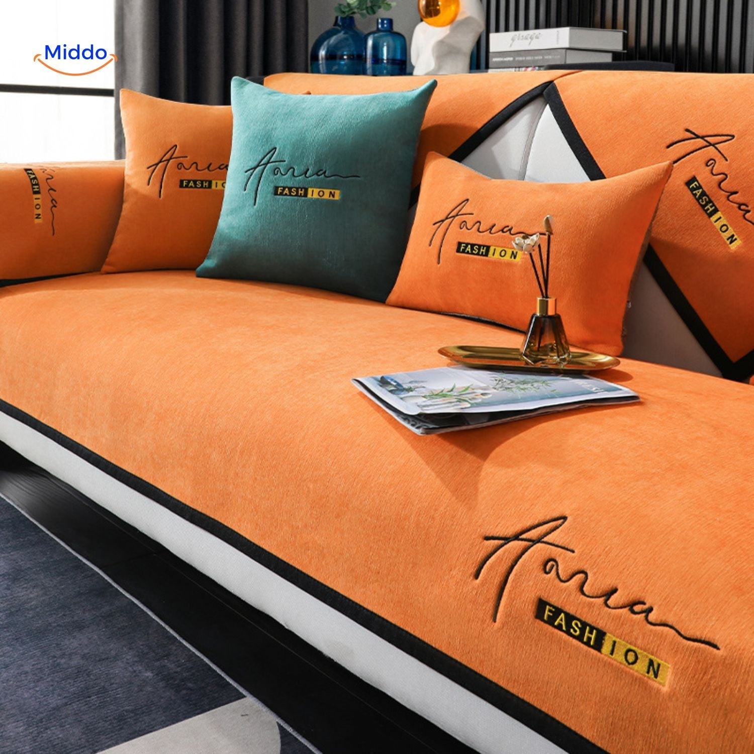 CheniLux™ Sofa Covers | Non-slip, Four Seasons, Modern Luxury!