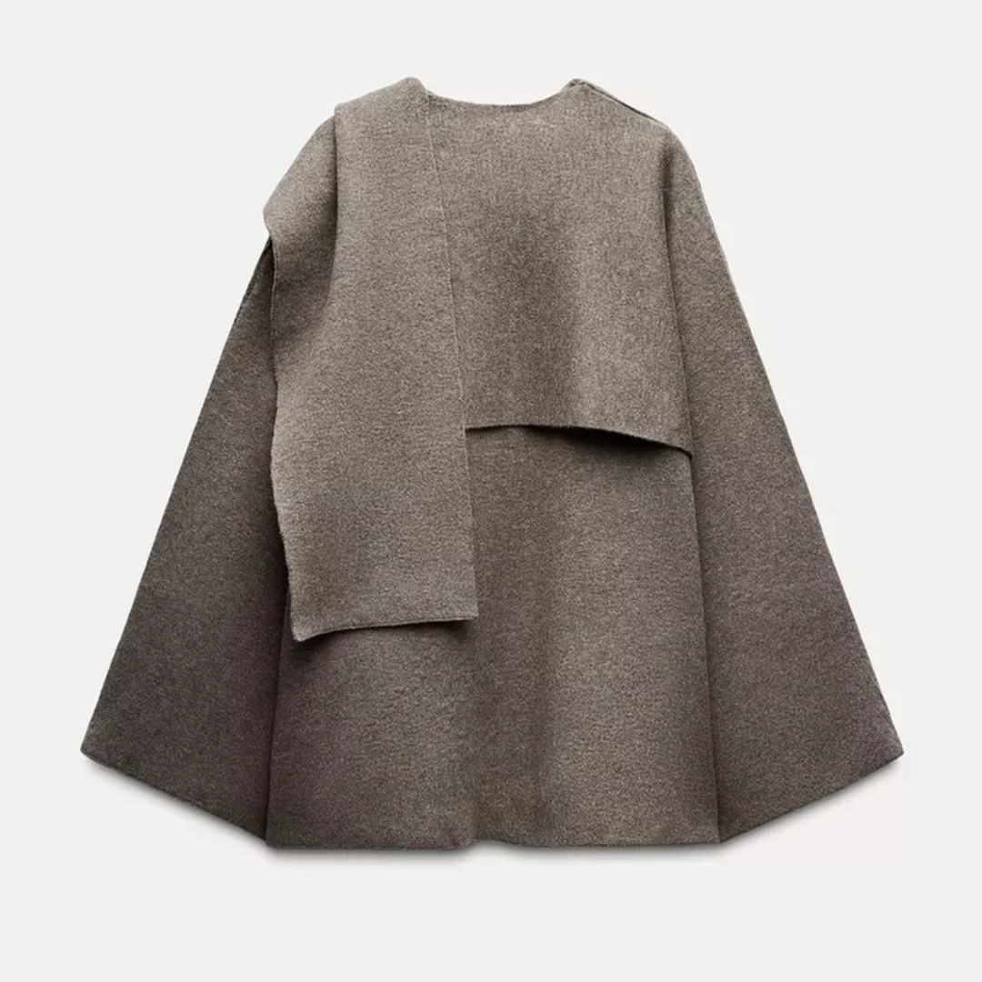 Chic & Warm Asymmetrical Poncho