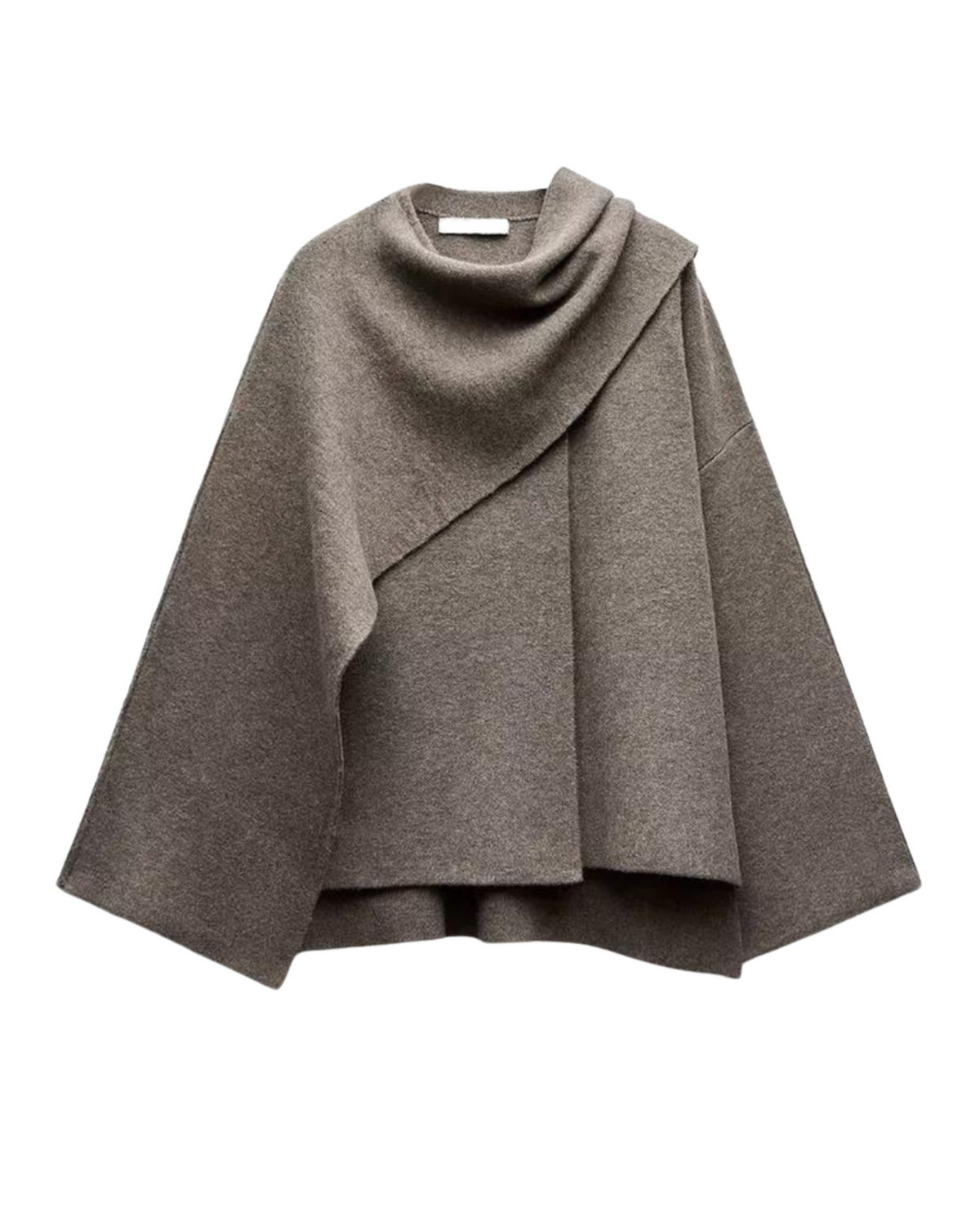 Chic & Warm Asymmetrical Poncho