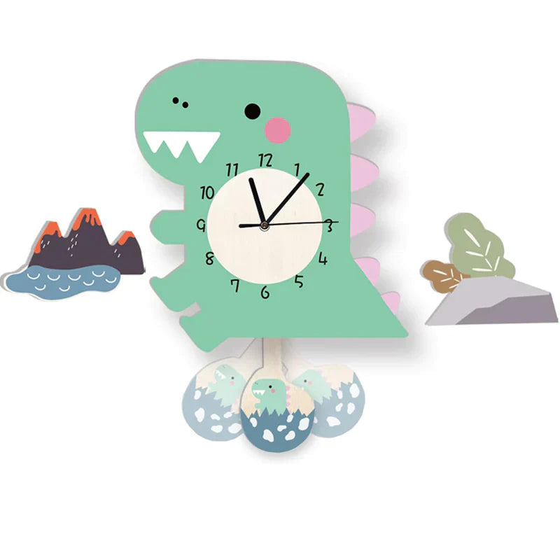 Children's Pendulum Clock with Animal Designs | Fun Decoration for Children's Rooms