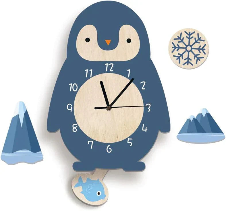 Children's Pendulum Clock with Animal Designs | Fun Decoration for Children's Rooms