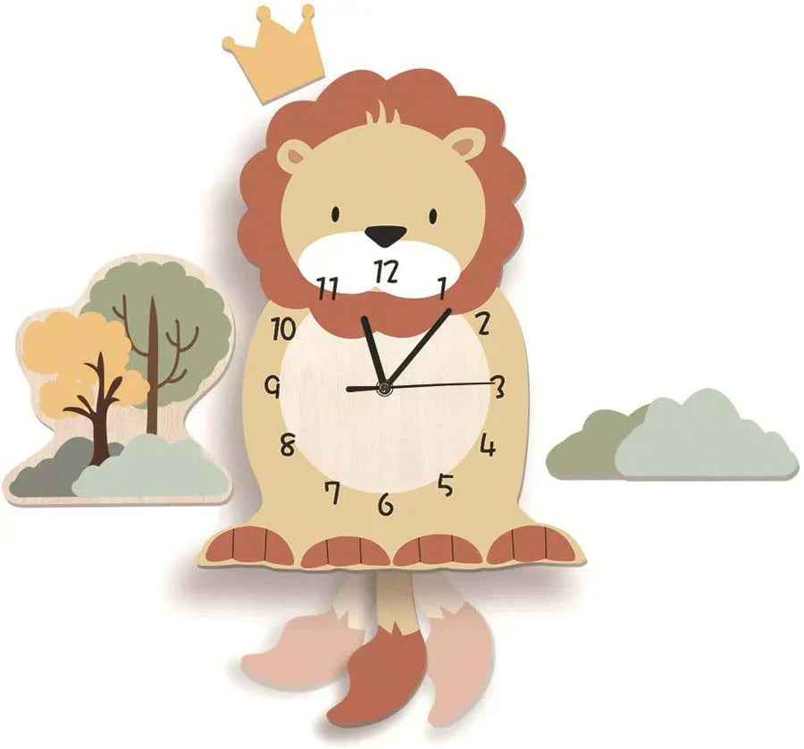 Children's Pendulum Clock with Animal Designs | Fun Decoration for Children's Rooms