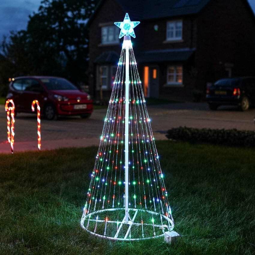 Choreographed Light Show Tree