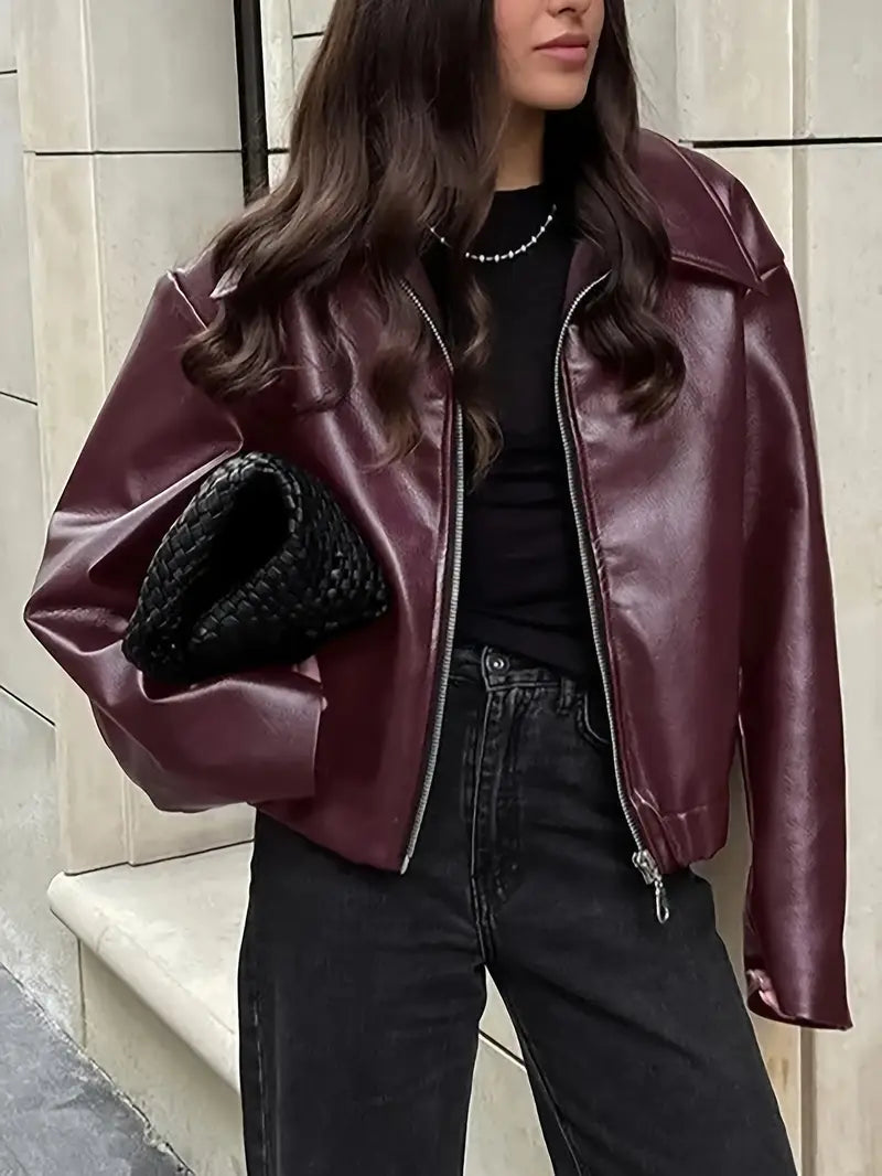 Image of Christine | Women's Relaxed Fit Bomber Jacket