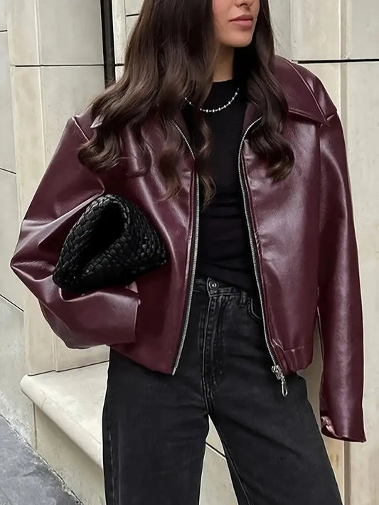 Image of Christine | Women's Relaxed Fit Bomber Jacket
