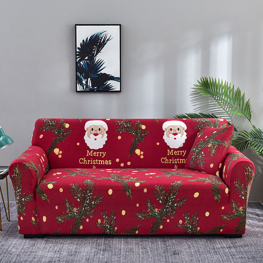 Christmas All-Purpose Stretch Sofa Cover